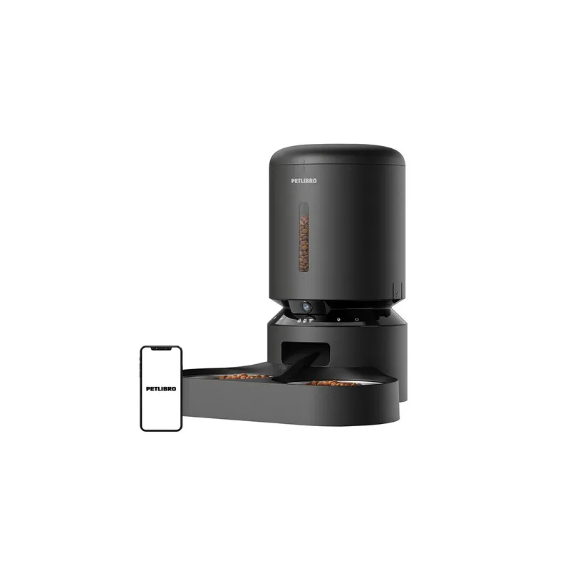 Petlibro Granary camera food dispenser with double bowl, 5L (black)